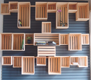 Systèmes de merchandising en cubes de bois emboîtables - Product Image 2