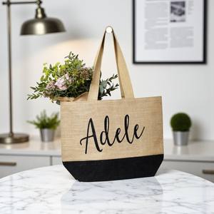 Earthlyessence กระเป๋าปอกระเจาธรรมชาติย่อยสลายได้ถุงผ้ารักษ์โลกใช้ซ้ำได้อย่างยั่งยืนกระเป๋าช้อปปิ้งแฟชั่นวินเทจโบฮีเมียนสำหรับ - Product Image 1