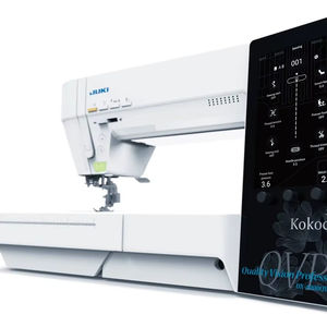 NOUVEAU TOP Juki DX-4000QVP Kokochi Machine à coudre professionnelle informatisée programmable à bras de 12 pouces, point interlock, en fer et plastique - Product Image 2