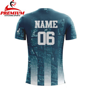Hot Sale 100% Polyester Sublimation Football Uniform Soccer New Design Oem Custom Made Men Soccer Uniform Jersey <b>Set</b> - Product Image 2