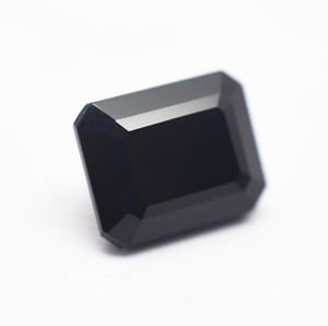 Onyx noir naturel Agate noire pierres précieuses en vrac coupe octogonale 14X12mm 16X12mm 18X13mm 20X15mm tailles pour la fabrication de bijoux 14X12 - Product Image 1