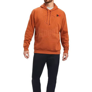 <b>Top</b> <b>High</b> Quality Comfortable Men Embossed Hoodie Basics Cotton Blended Made Long Sleeve Men Embossed Hoodie - Product Image 3