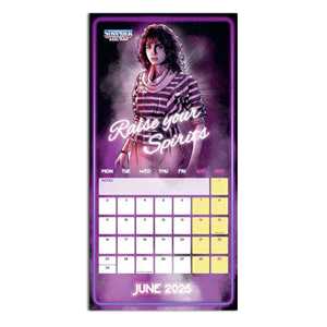 Calendario de pared 2025 de Stranger Things con mini póster, reloj de papel impreso para exhibición en mesa - Product Image 5