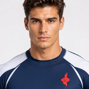 T-shirt de compression à manches longues pour homme, vêtement de sport, entraînement, fitness, course à pied, cyclisme, surf, gym, activité physique - Product Image 5
