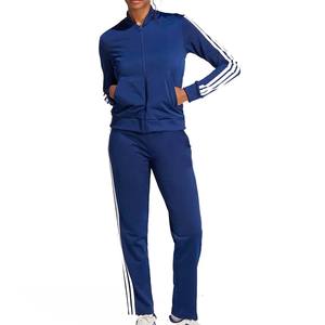 Conjunto de Sudadera con capucha de lana de peso pesado para mujer Chándal de lana de invierno con Top corto de gran tamaño y sudadera Patrón sólido Conjunto de 2 piezas - Product Image 2