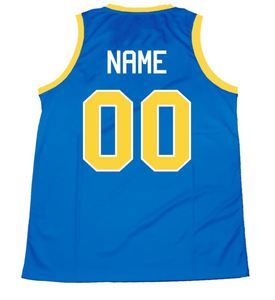 Maillots de basket-ball réversibles personnalisés avec logo d'équipe brodé, nom/n° imprimé, tissu 100 % polyester, faible MOQ - Product Image 2