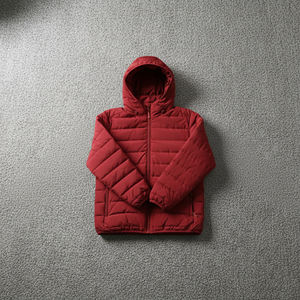 Veste coupe-vent à bulles coupe ample de haute qualité pour homme veste légère à logo imprimé personnalisé de couleur unie pour hommes - Product Image 6