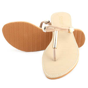 รองเท้าแตะผู้หญิง - สีน้ำตาลอ่อน - Product Image 5