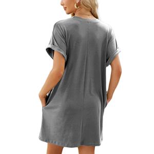 Venta al por mayor precio barato hasta la rodilla señoras Oficina elegante vestido personalizado carrera vestidos mujeres francés recto - Product Image 6