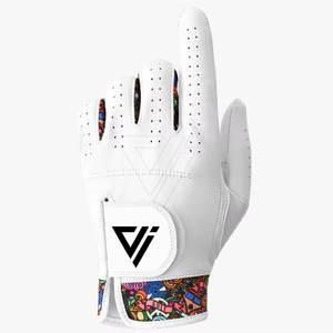 Meilleures ventes Gants de golf personnalisés de haute qualité pour adultes Main gauche en cuir avec logo personnalisable pour une utilisation sportive - Product Image 1
