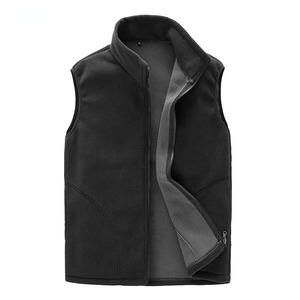 Chaleco de Cuero Grueso y Cálido para Hombre, Ropa de Invierno, Informal, Térmico, Suave, Impermeable, Cortavientos, Sin Mangas - Product Image 3