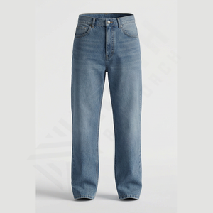 Pantalones Vaqueros de Mezclilla para Hombre, Estilo Holgado, Lavado, Casual, Personalizados, al por Mayor, de Primera Calidad - Product Image 1