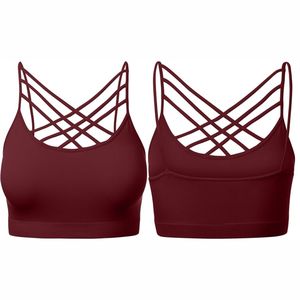 สปอร์ตบราสำหรับผู้หญิงเสื้อชั้นในคอรูปตัวยูมีสายรัดสำหรับเล่นโยคะเสื้อชั้นในเล่นกีฬาแบบเรียบง่ายสำหรับผู้หญิงสินค้ามาใหม่ - Product Image 4