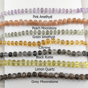 Cuentas de Piedra Lunar Chocolate de 6-7 mm, Forma Redonda, Lisas, para la Elaboración de Joyas, Cuentas Redondas, 20-22 Cuentas en un Hilo de 8 Pulgadas - Product Image 5