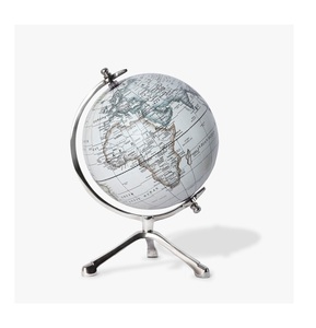 Venta caliente diseño moderno personalizable globo de Metal de aluminio dorado hecho a mano de alta calidad escuela Oficina suministro Base decoración del hogar - Product Image 5