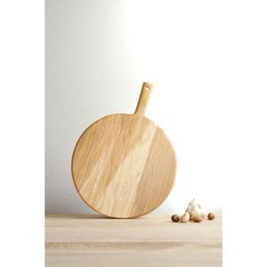 Tabla de cortar gruesa artesanal de madera que es práctica para cocinar y decorativa para fines de exhibición en la cocina - Product Image 4