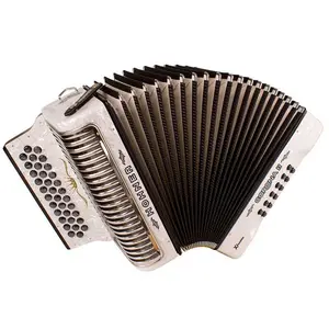 Best Sales New Button Accordion Corona II Xtreme FBbEb with Gig Bag and Straps Jet Black