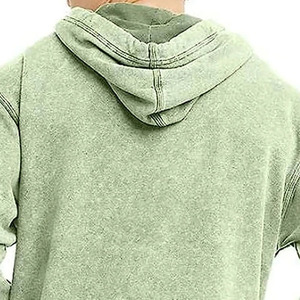 Wholesale Vintage Distressed Oversized Men's Heavyweight 550Gsm French Fleece Acid <b>Wash</b> Hoodie Quick Dry Breathable Features - Product Image 3