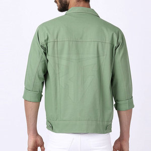 Best Price Comfortable Breathable Men's <b>Jeans</b> Jacket Private Label High Street Style Stand Collar Outdoor Winter Use High - Product Image 4