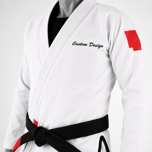 Traje de BJJ de Algodón Premium con Costuras Reforzadas, Gi Tradicional de Artes Marciales, Secado Rápido Frontal, Transpirable, Duradero, Avanzado, 240g - Product Image 4