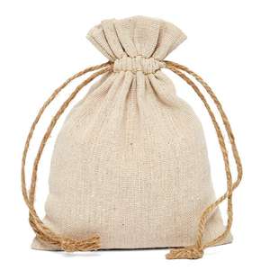 Linseed Bag with Hemp Cord Open Closure Type - Product Image 3