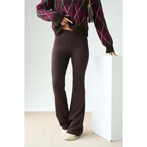 Brown <b>Flared</b> <b>Leggings</b> - Product Image 4