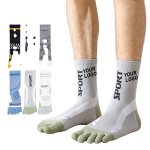 Non-Slip Five Finger Sports <b>Socks</b> Men's Professional Athletic Toe <b>Socks</b> <b>Breathable</b> Compression Grip <b>Socks</b> for Running 2026 - Product Image 1