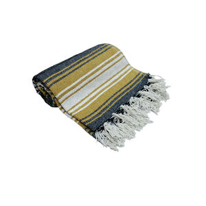 Manta de lana falsa mostaza de suministro a granel de fábrica con productos de técnica tejida de alta calidad - Product Image 4