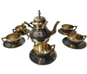 Cafetière Dallah vintage fabriquée à la main pour la belle décoration de chambre à thème arabe - Product Image 6