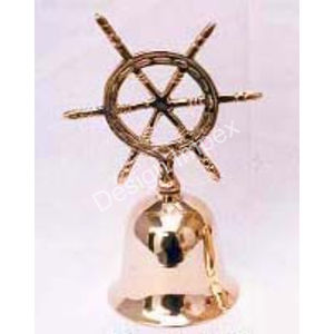 Campana de Mano de Latón con Forma de Timón de Barco, Campanas de Lujo para Cena, Regalos y Artesanías Metálicas, Precio Competitivo - Product Image 5