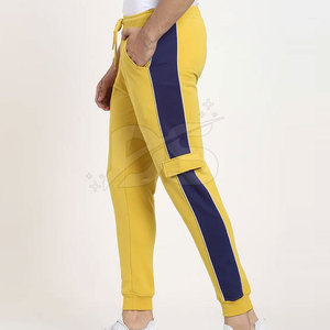 กางเกงจ็อกเกอร์ลำลองผู้ชาย ผ้าฝ้าย 100% น้ำหนักปานกลาง ทรงหลวม ผ้าเนื้อนุ่ม สวมใส่สบาย เหมาะสำหรับออกกำลังกาย เล่นกีฬา และกิจกรรมกลางแจ้ง - Product Image 2