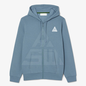 Derniers modèles à prix réduit : Sweat-shirts à capuche unis pour hommes, en coton mélangé, respirants et écologiques, avec fermeture éclair, style 2025, taille adulte, pour l'extérieur - Product Image 4