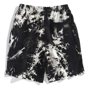 Pakistan Made 100% Cotton Casual Mid Waist Tie Dye <b>Shorts</b> High Quality Comfortable for <b>Men</b> - Product Image 2