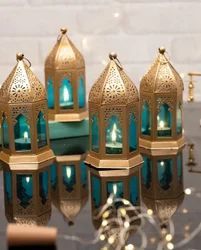 Moroccan Style Gold Candle Lantern Vintage <b>Tealight</b> Holder for Patio and Festive Decor Christmas & Wedding Outdoor Candle Holder - Product Image 2