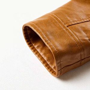 Fournisseur d'usine direct vestes chaudes en cuir de haute qualité pour hommes faites sur mesure pour la saison d'hiver à un prix raisonnable - Product Image 5