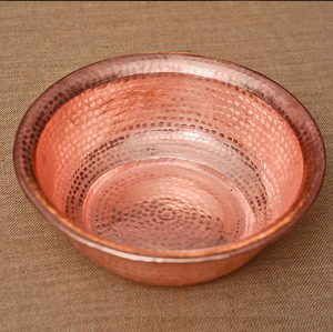 Bol de spa en cuivre Design moderne Artisanat de meilleure qualité Pédicure et massage Utiliser un bol en cuivre - Product Image 1