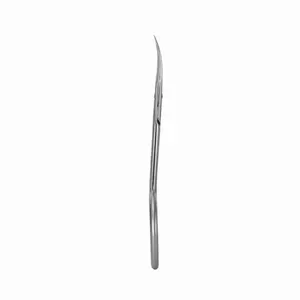 Top Quality Curved Blade Nail Cutting Scissors Extra Fine Pointed Dall Finish Small Cuticle Shears 3.5 Inches
