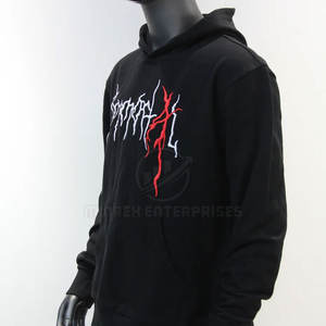 Sudaderas con Capucha para Hombre, Bordado Personalizado a la Moda, 100% Algodón, Diseño Sólido, Casual, Ecológico, con Bolsillo, de Secado Rápido - Product Image 3