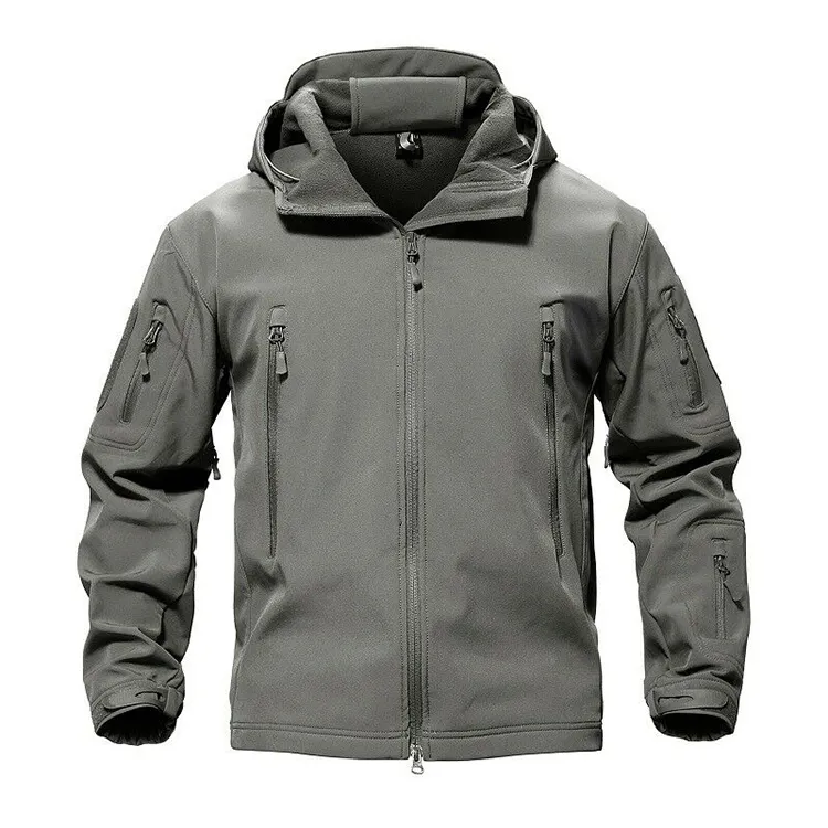 Men 100% Polyester Softshell Stretch Golf Fashion Men Wear Full-Zip Closure Male Quality Golf Jacket