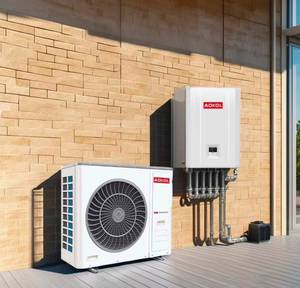 Pompe à chaleur air-eau à onduleur en stock, best-seller, économique, gaz R32, acier inoxydable, pour usage hôtelier, capacité de chauffage 10kW, classe A+++. - Product Image 2