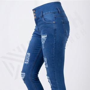 Pantalones Vaqueros Casuales de Moda para Mujer, Hechos a Medida, Cómodos, Ajustados, de Mezclilla, con Color y Estampado Personalizados, Nuevo Estilo - Product Image 3