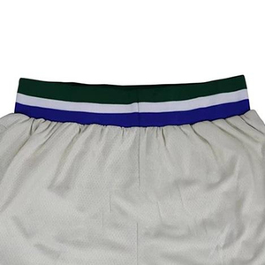 Pantalones cortos de baloncesto de malla con estampado de Cachemira azul claro personalizado con paneles de estrellas, ropa deportiva transpirable para hombres, gimnasio o ropa de calle OEM - Product Image 2