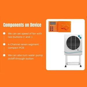 Mohali meilleur refroidisseur de travail automatique avec climatiseur de refroidissement de pièce intérieure refroidisseur d'eau par pulvérisation d'évaporation avec télécommande WiFi - Product Image 6