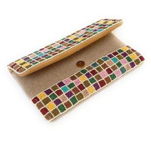 Bolso de mano bohemio con cuentas Multicolor - Product Image 3