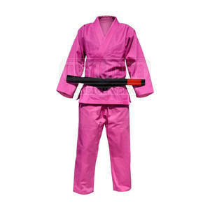 Uniforme de karaté Jiu Jitsu Kimono avec coutures renforcées pour l'entraînement quotidien Uniforme de karaté avec tissu en coton durable - Product Image 1
