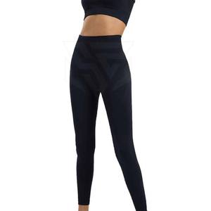 ชุดออกกำลังกายแบบ2ชิ้นสำหรับผู้หญิงกางเกงเลกกิ้งออกกำลังกายแบบเอวสูงยืดได้บราเอวยางยืดระบายอากาศได้ดี - Product Image 5