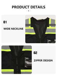 Vêtements de travail respirants gilet de sécurité haute fabrication gilet de sécurité personnaliser logo gilet de sécurité - Product Image 5