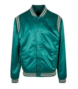 Ventes en gros de vestes bomber sportives pour hommes, manches longues, style streetwear, hiver, personnalisables, broderie, col en V, nylon/polyester, uni - Product Image 1