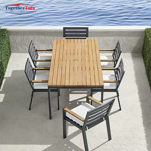 Muebles <span class=keywords><strong>de</strong></span> Jardín para Exteriores, Balcón, Comedor, Cafetería, <span class=keywords><strong>Juego</strong></span> <span class=keywords><strong>de</strong></span> <span class=keywords><strong>Mesa</strong></span> <span class=keywords><strong>y</strong></span> <span class=keywords><strong>Sillas</strong></span> <span class=keywords><strong>de</strong></span> Patio <span class=keywords><strong>de</strong></span> Metal Expandible Multifuncional - Product Image 4