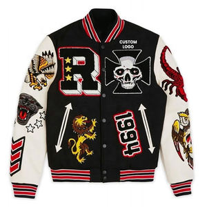 2025 vestes universitaires sur mesure pour hommes meilleur matériau souple conception Unique col montant mince toile vêtements d'extérieur - Product Image 1